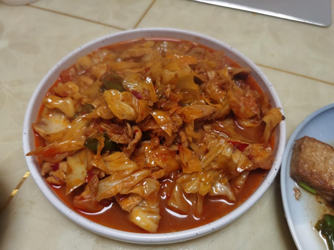 莲白回锅肉