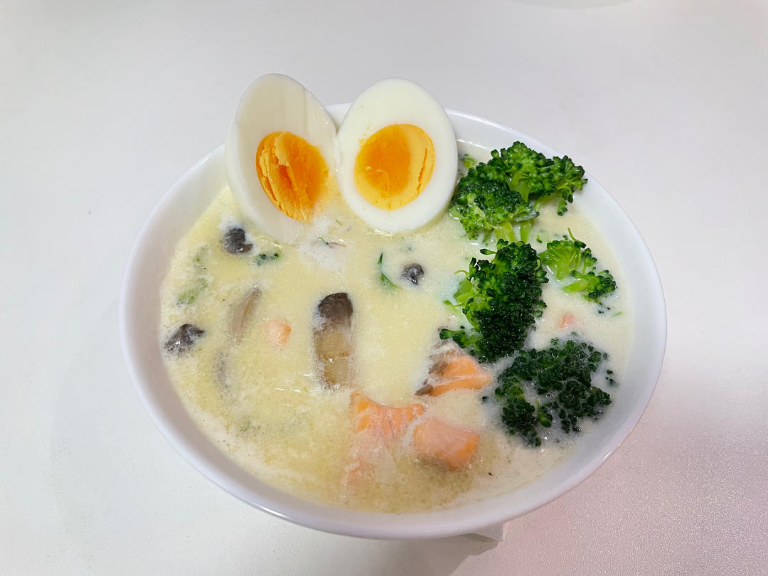 三文鱼奶油炖菜+芝士焗饭【曼食慢语】