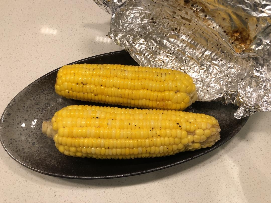 零失败的美味～锡纸烤玉米