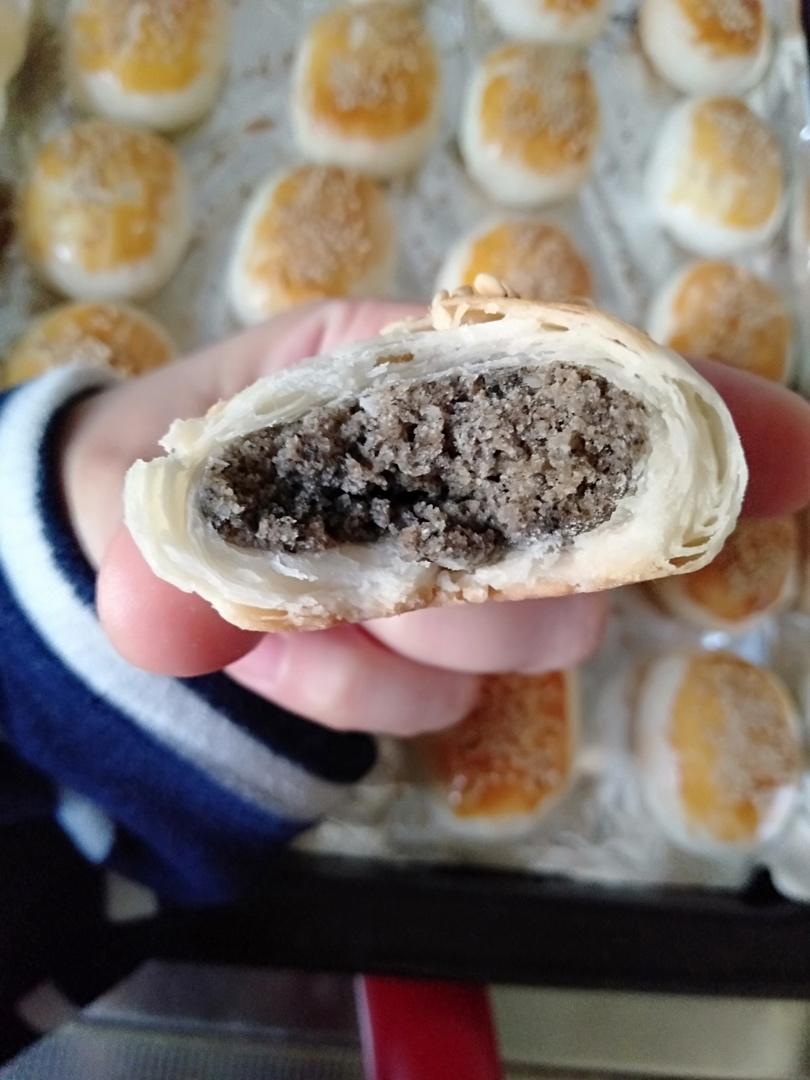 芝麻椒盐牛舌饼（北京小吃）