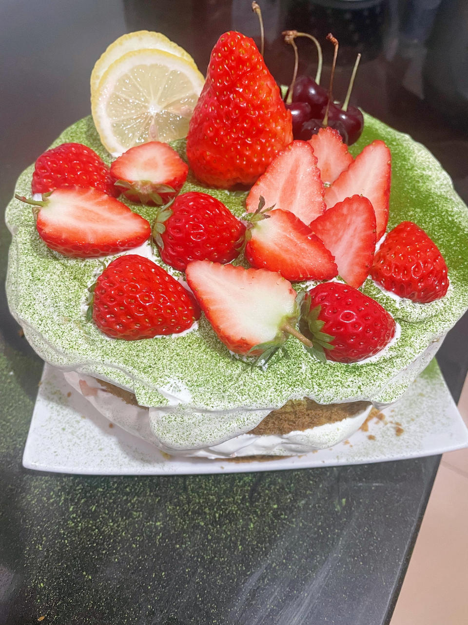 圣诞“裸蛋糕”