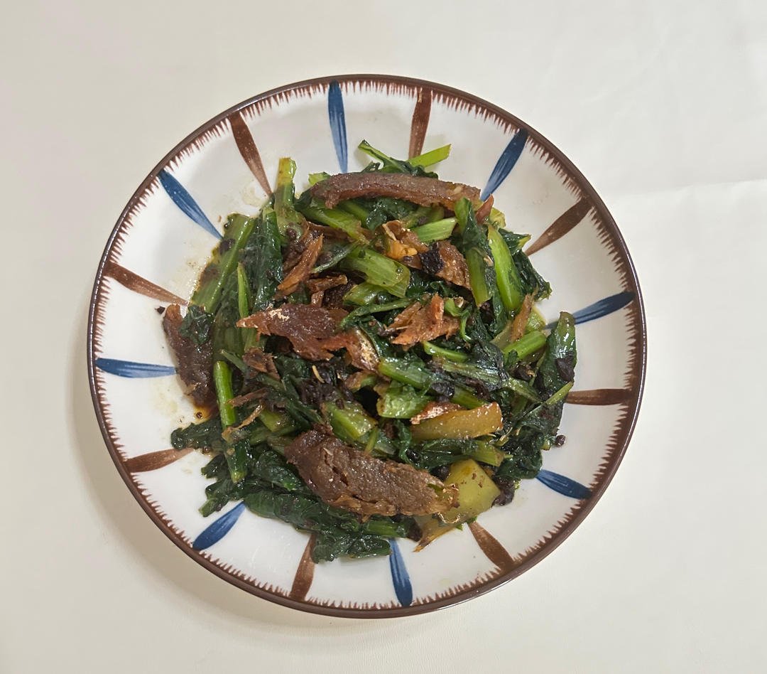 豆豉鲮鱼油麦菜