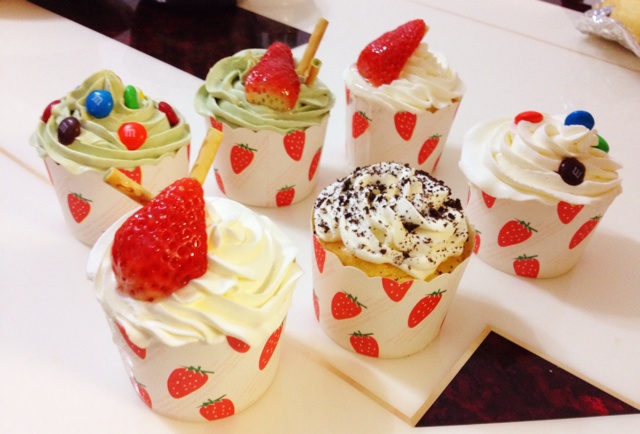 奶油戚风杯子蛋糕