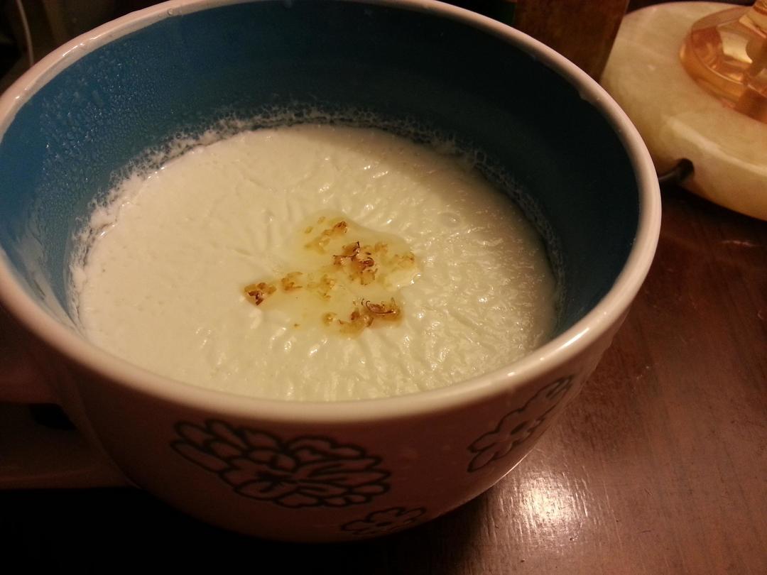 桂花双皮奶的做法