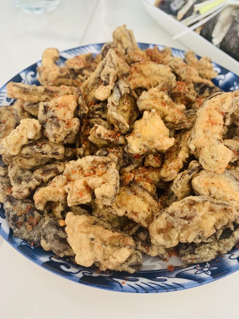 堪比烧烤的炸香菇