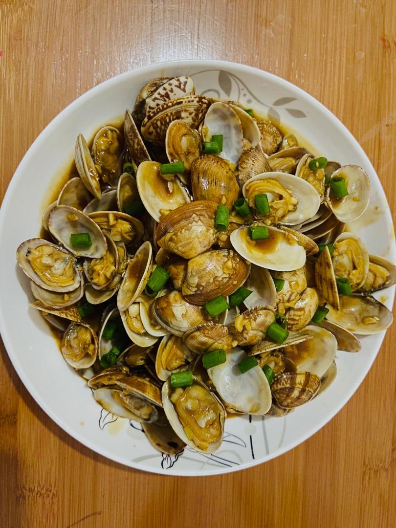 秒杀路边摊‼️巨好吃的爆炒花甲‼️辣炒花蛤