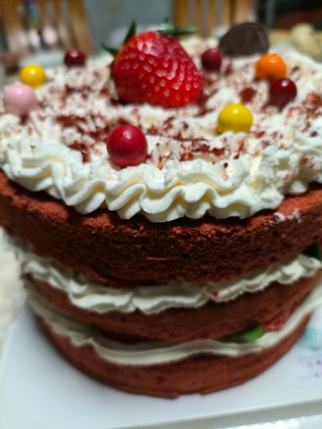 红丝绒蛋糕 | 无需抹面无添加