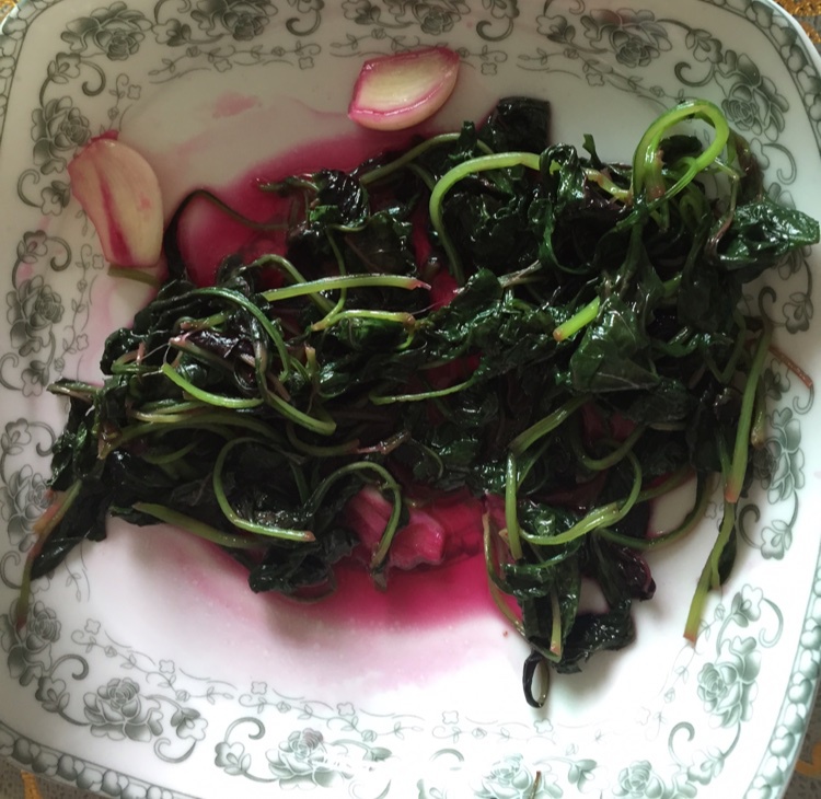 清炒红苋菜