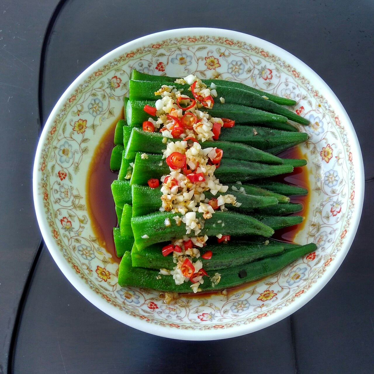 雨后彩虹-153做的油泼秋葵