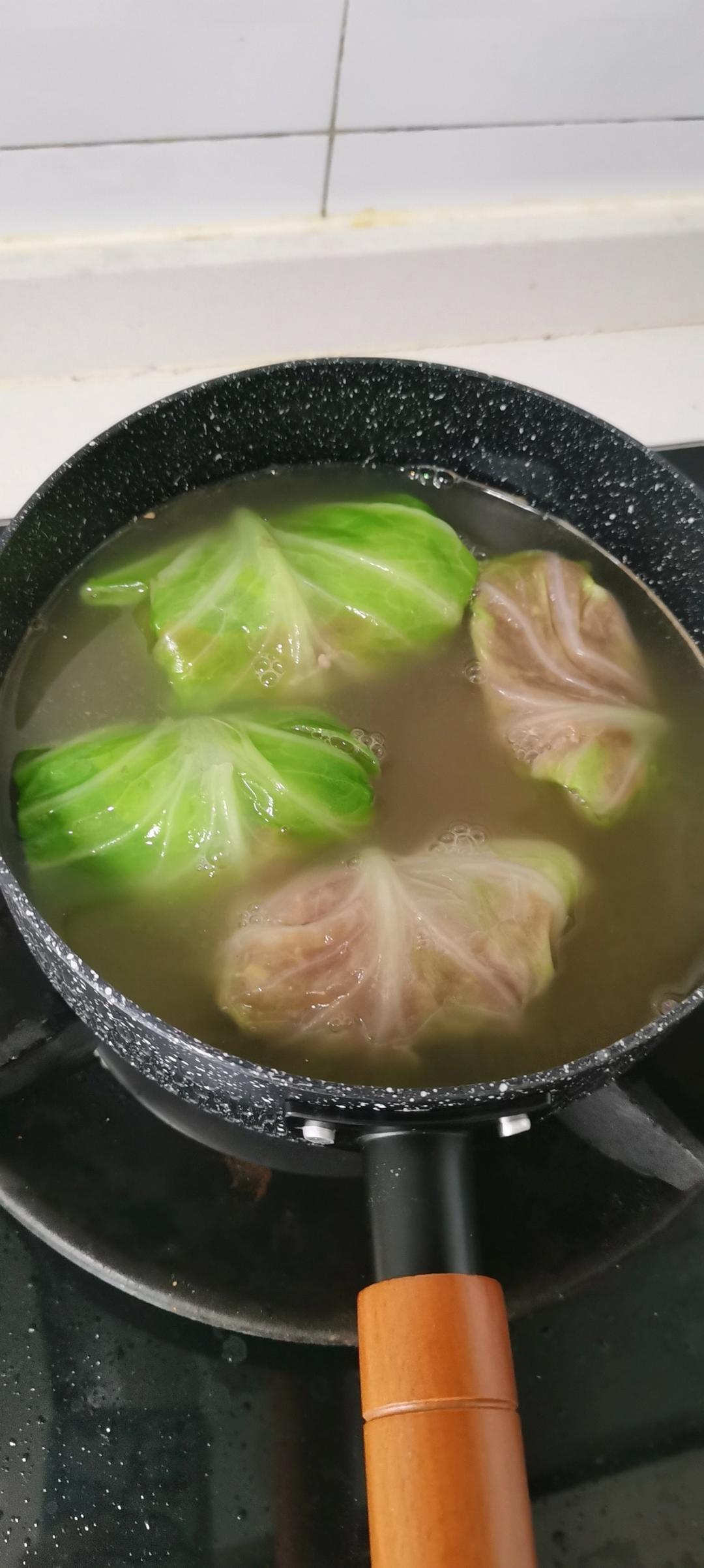 孤独的美食家_卷心菜包肉（加酸奶）