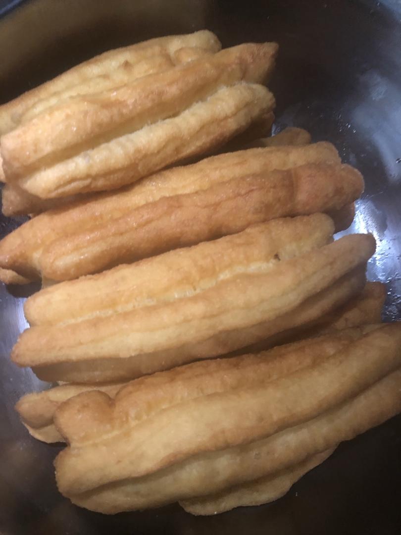 自制无泡打粉油条