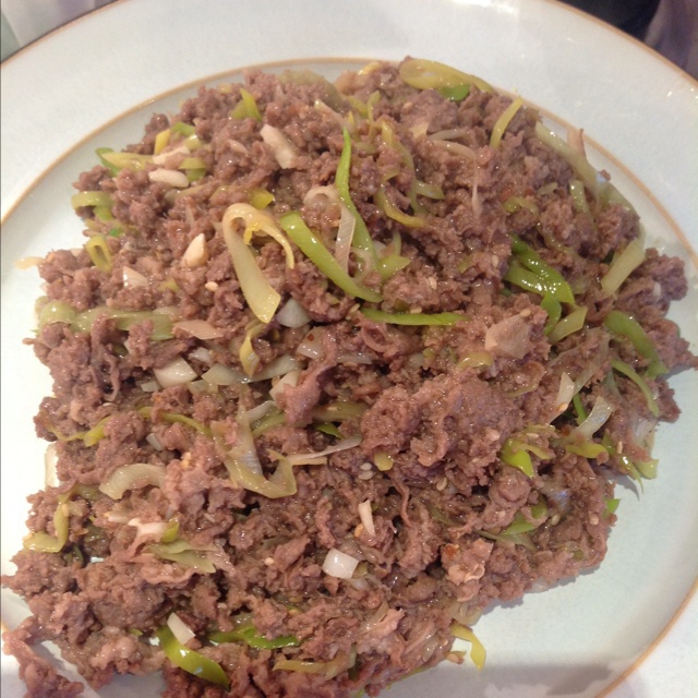 葱爆羊肉