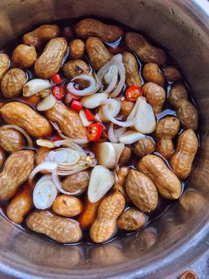 下酒菜，煮花生㊙️独家卤料，太好吃的做法 步骤5