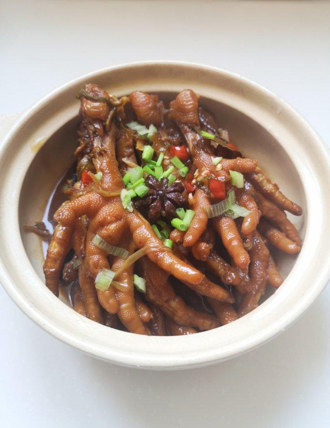 香辣烧鸡爪