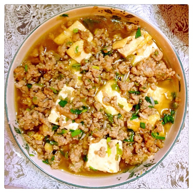 肉末豆腐~无敌下饭菜