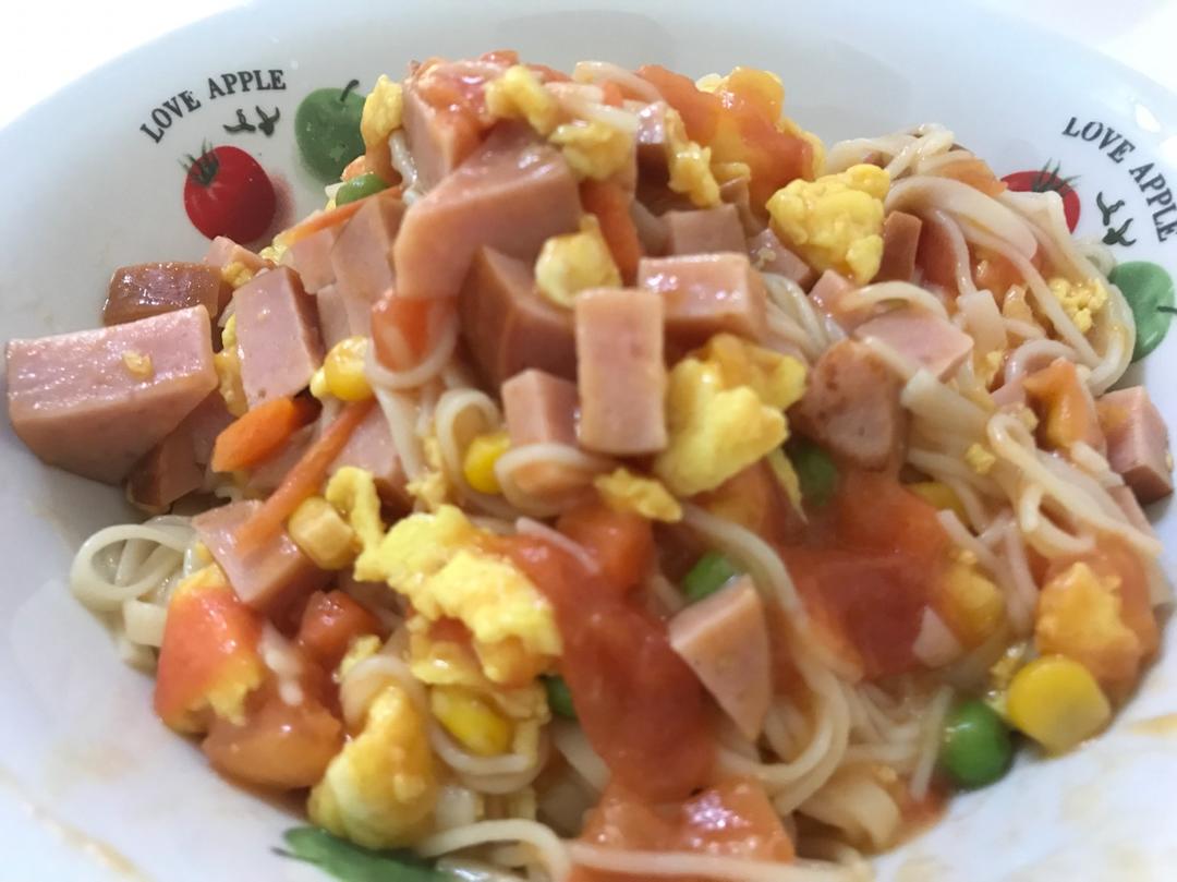 西红柿鸡蛋烩面