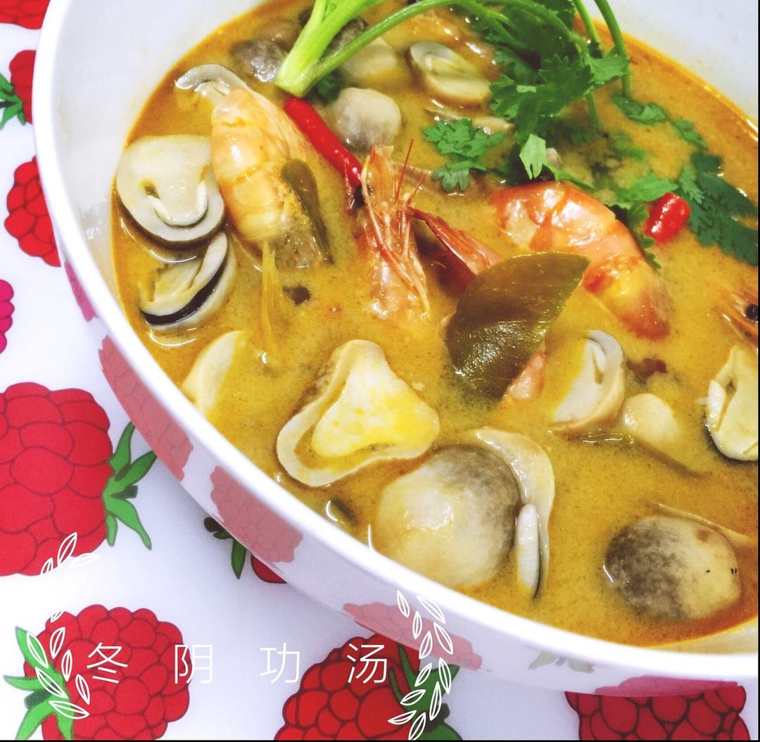 泰式冬阴功汤(雄鸡标牌罐头版)的做法
