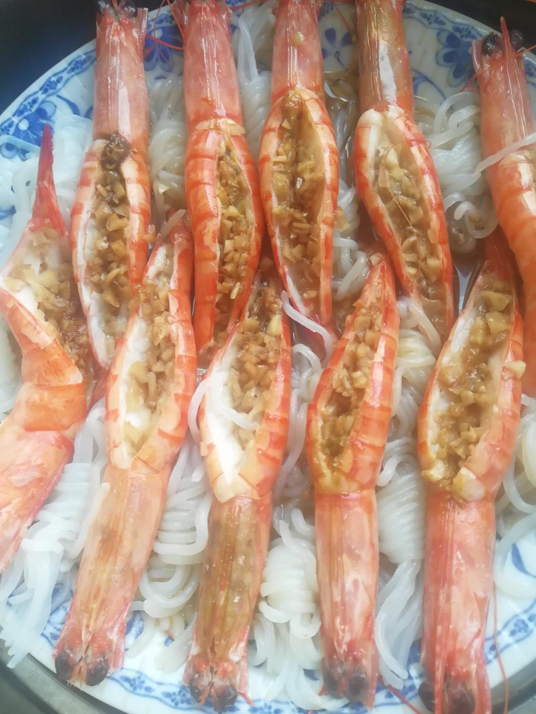 蒜蓉蒸虾