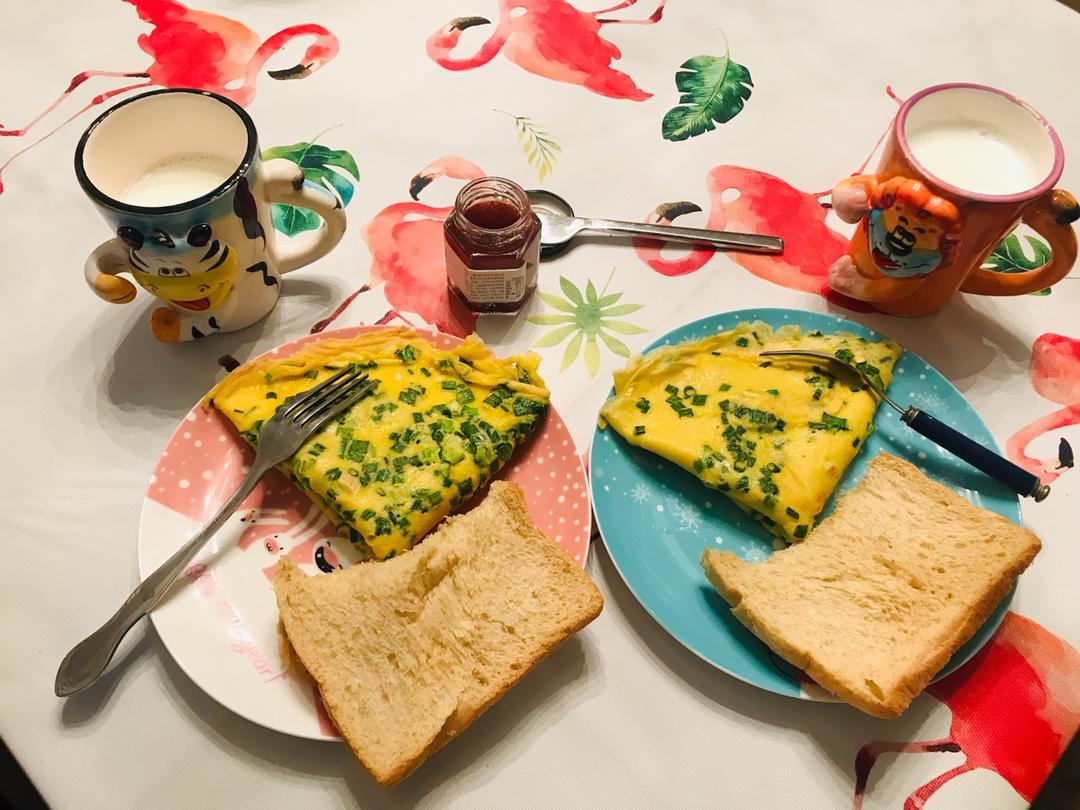 葱花鸡蛋饼