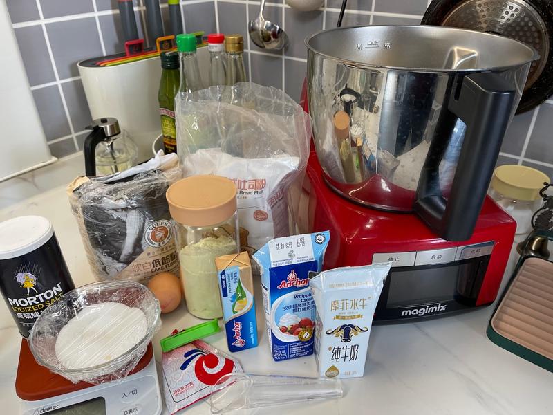 纯奶手撕吐司的做法 步骤1