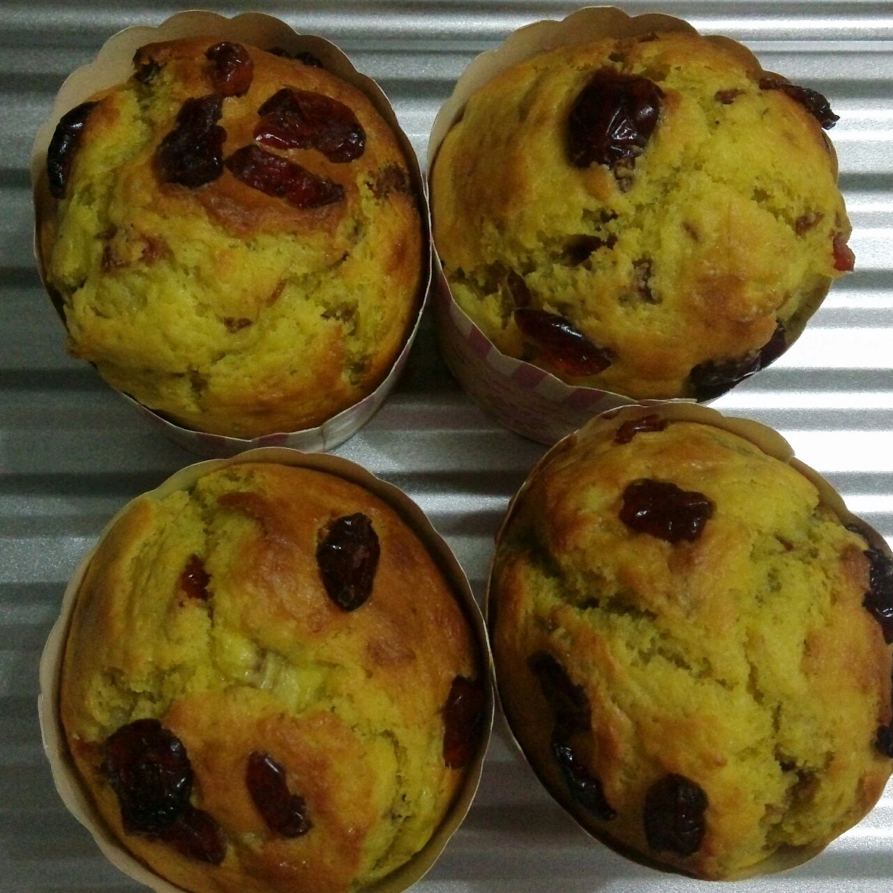 少女心的香蕉蔓越莓玛芬