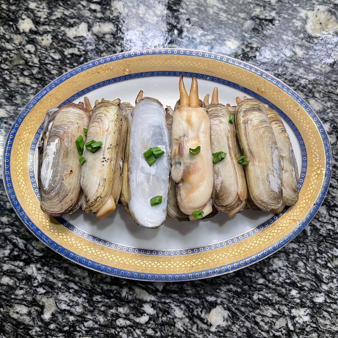 🔥雪菜汁干烤蛏子的做法 步骤7