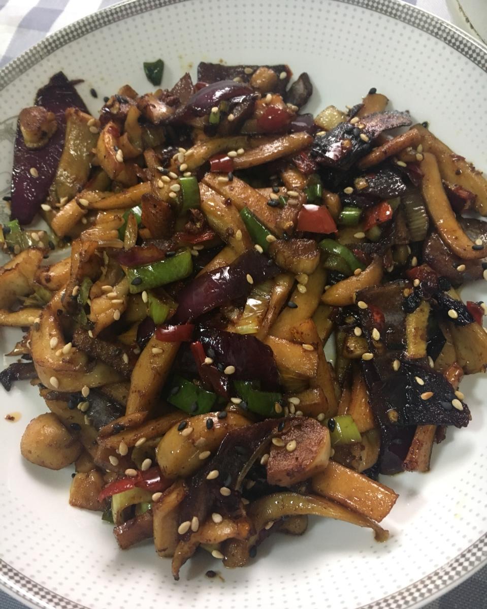爆炒鱿鱼干