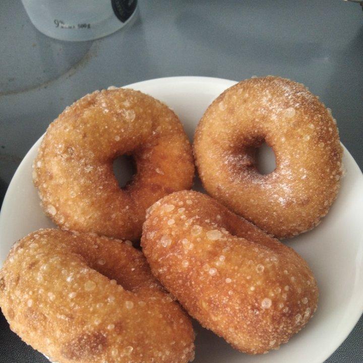 免烤箱，一次成功的自制甜甜圈