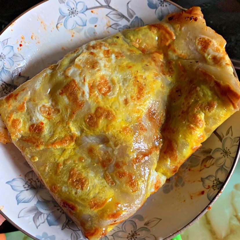 平底锅版煎饼果子