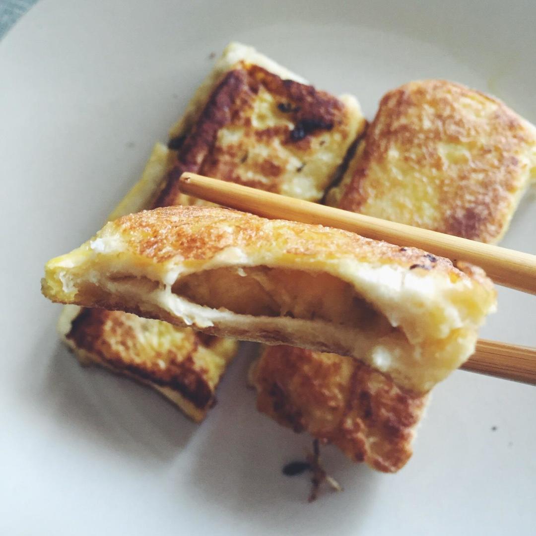 香蕉吐司的做法