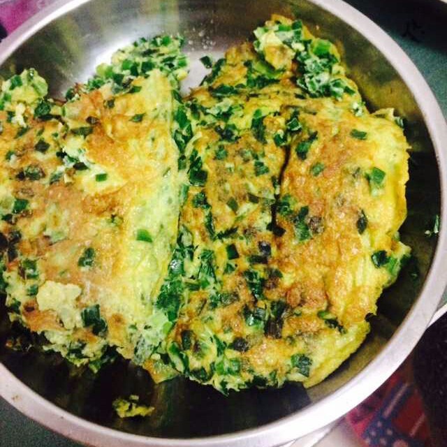 韭菜鸡蛋饼