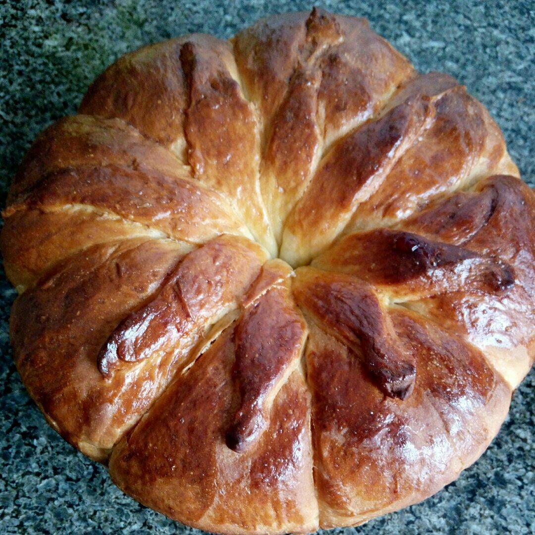 皇冠花朵面包（面包机版和面）