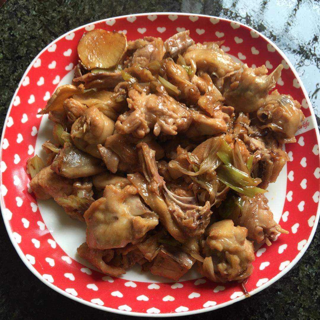 姜葱炒鸡