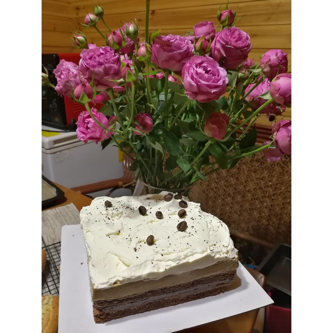 卡布奇诺蛋糕Cappuccino-咖啡白巧克力慕斯配巧克力甘纳许<熊谷裕子>