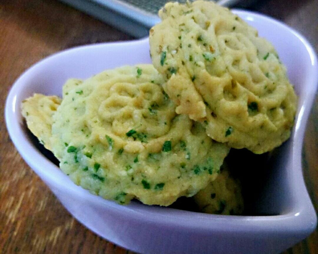 葱香浓郁的咸香饼干（素）的做法