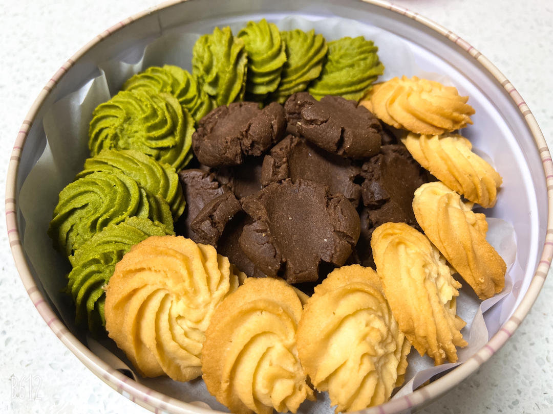 零失败花纹超级立体的黄油曲奇