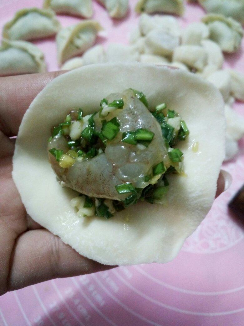 韭菜虾仁鲜肉水饺