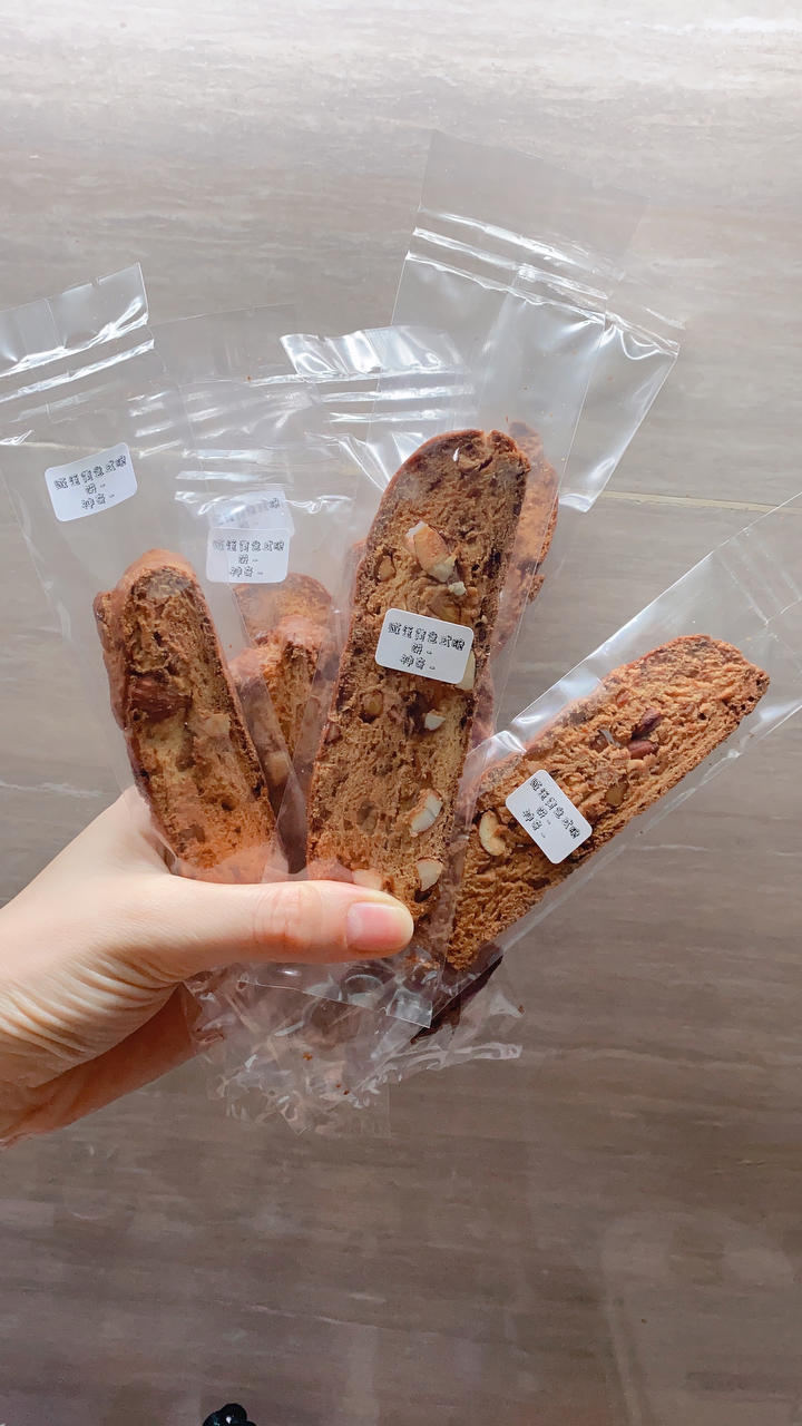 全麦咸蛋黄杏仁意式脆饼Biscotti——低卡超香吃网红【低卡小食】