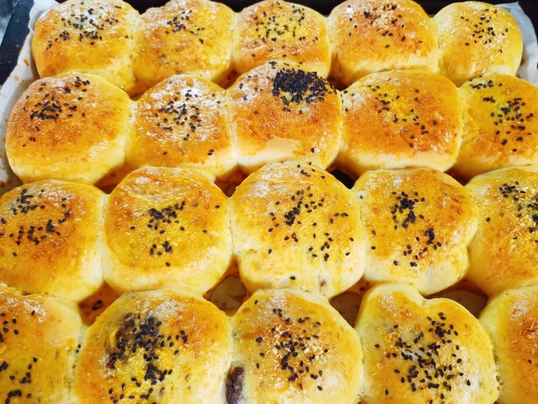 红豆沙早餐包