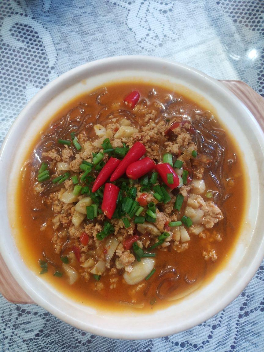 肉末粉丝煲