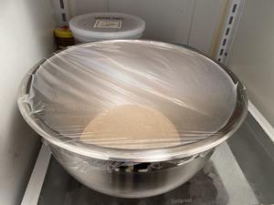 【冷藏发酵】全麦麻薯软欧包｛面包机揉面｝后油法的做法 步骤4