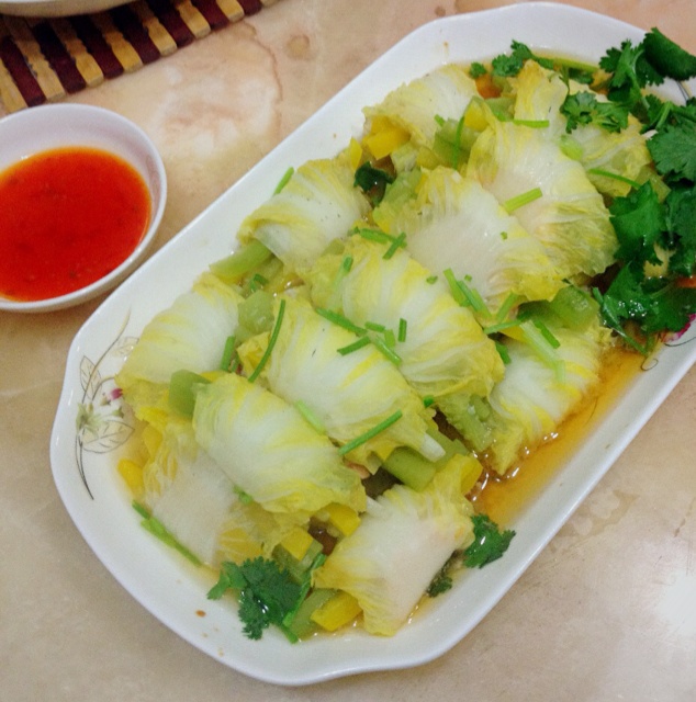 海鲜白菜卷