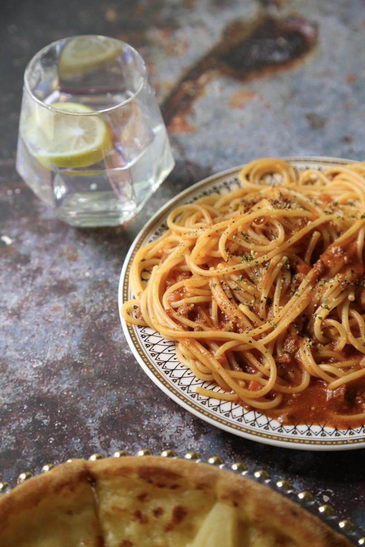 （完胜必胜客的）番茄肉酱意大利面～