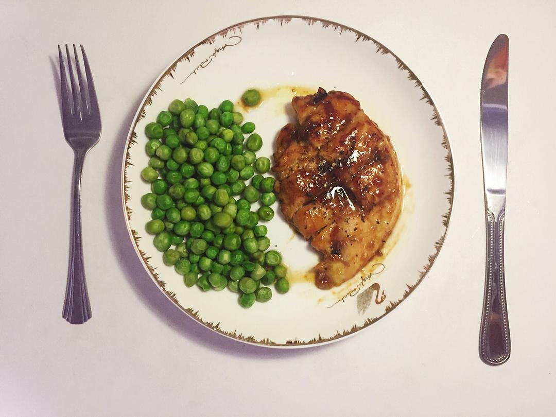 酷炫屌炸天好吃的煎鸡胸肉（香蒜蜂蜜煎鸡胸肉）