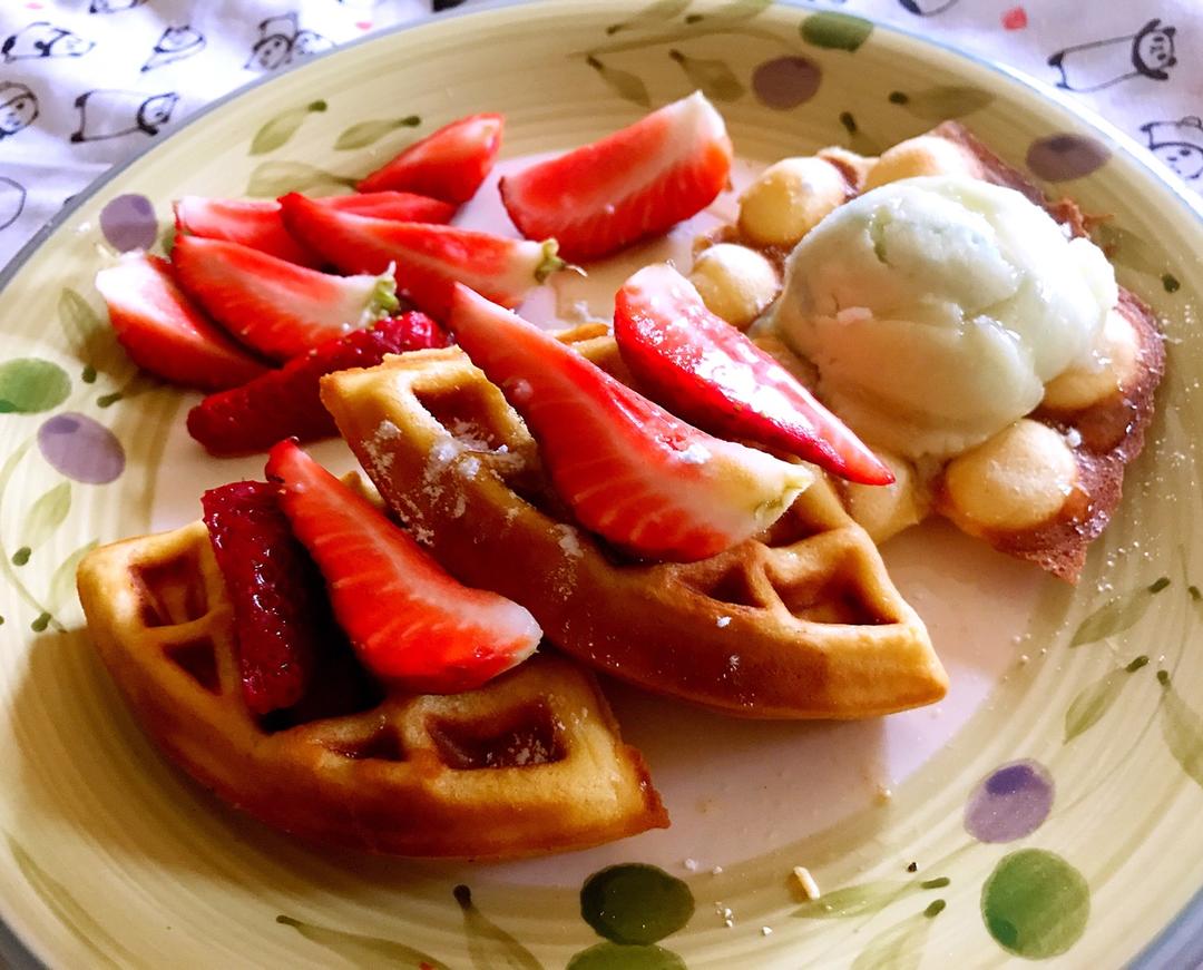 经典格子华夫饼 Belgian Waffle