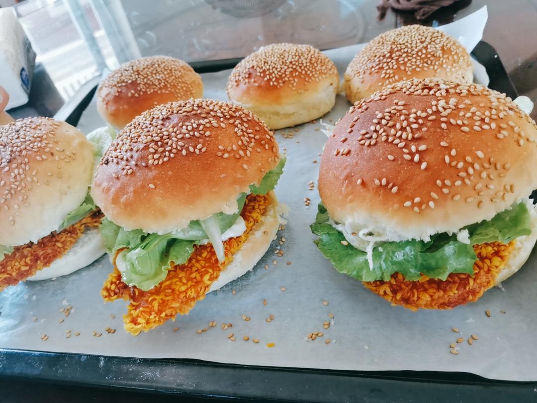 面包机做汉堡🍔