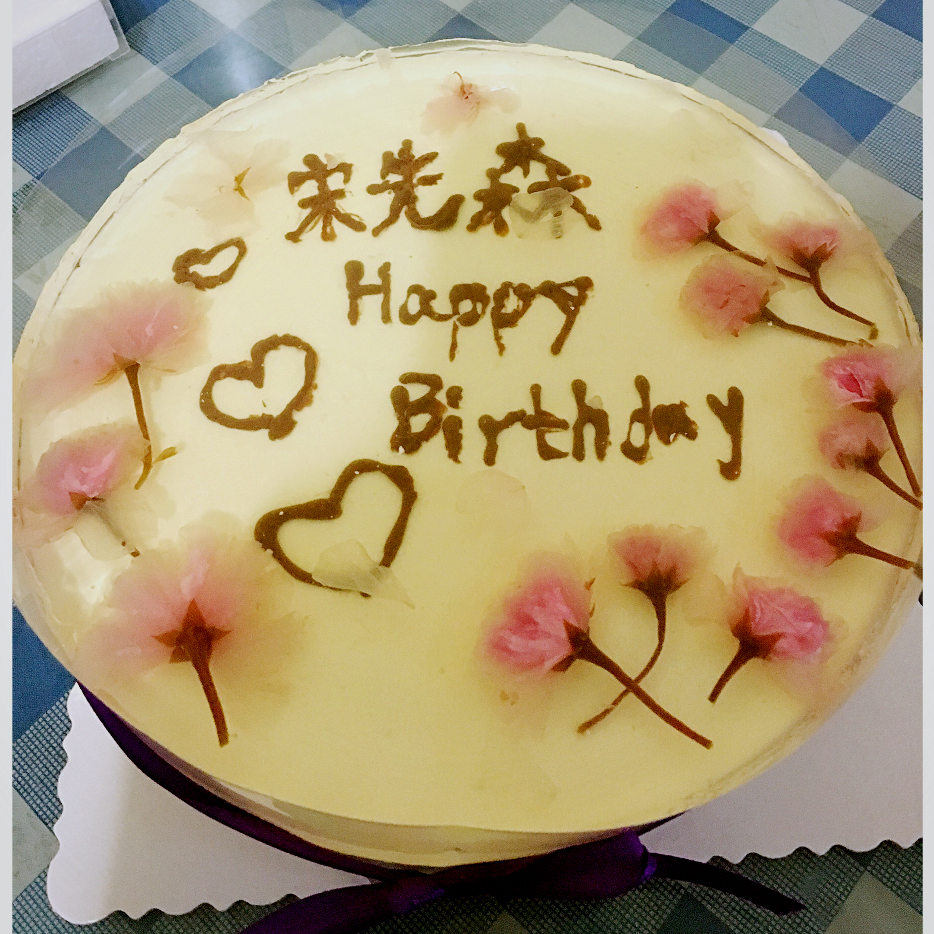 樱花冻酸奶芝士蛋糕​（6寸）