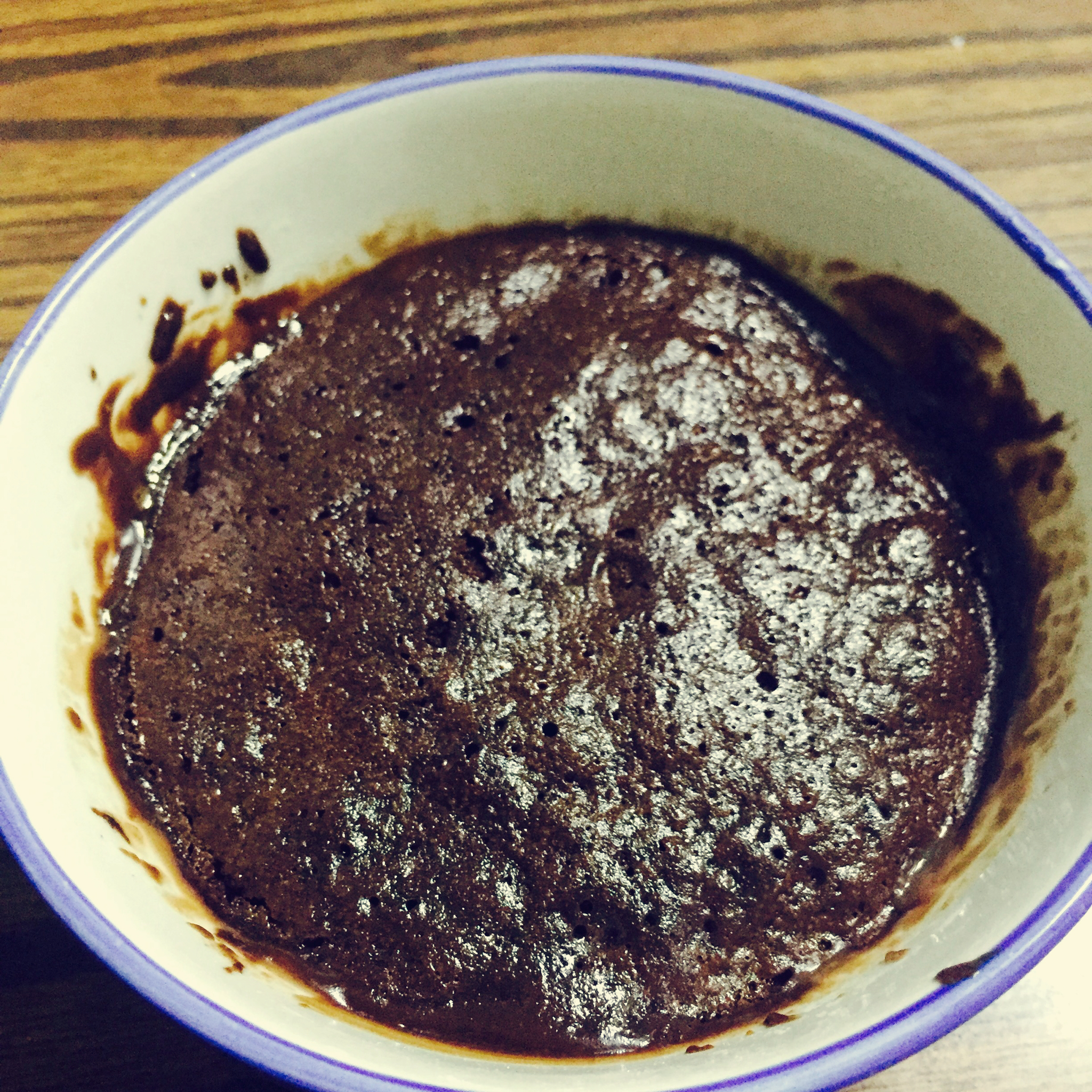1分钟微波炉布朗尼brownie