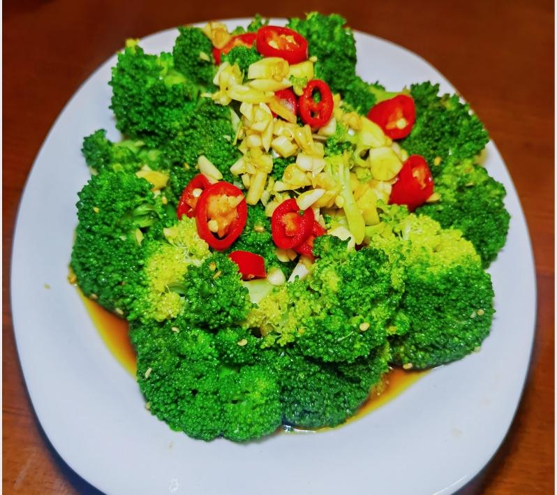 减脂菜凉拌西蓝花的做法