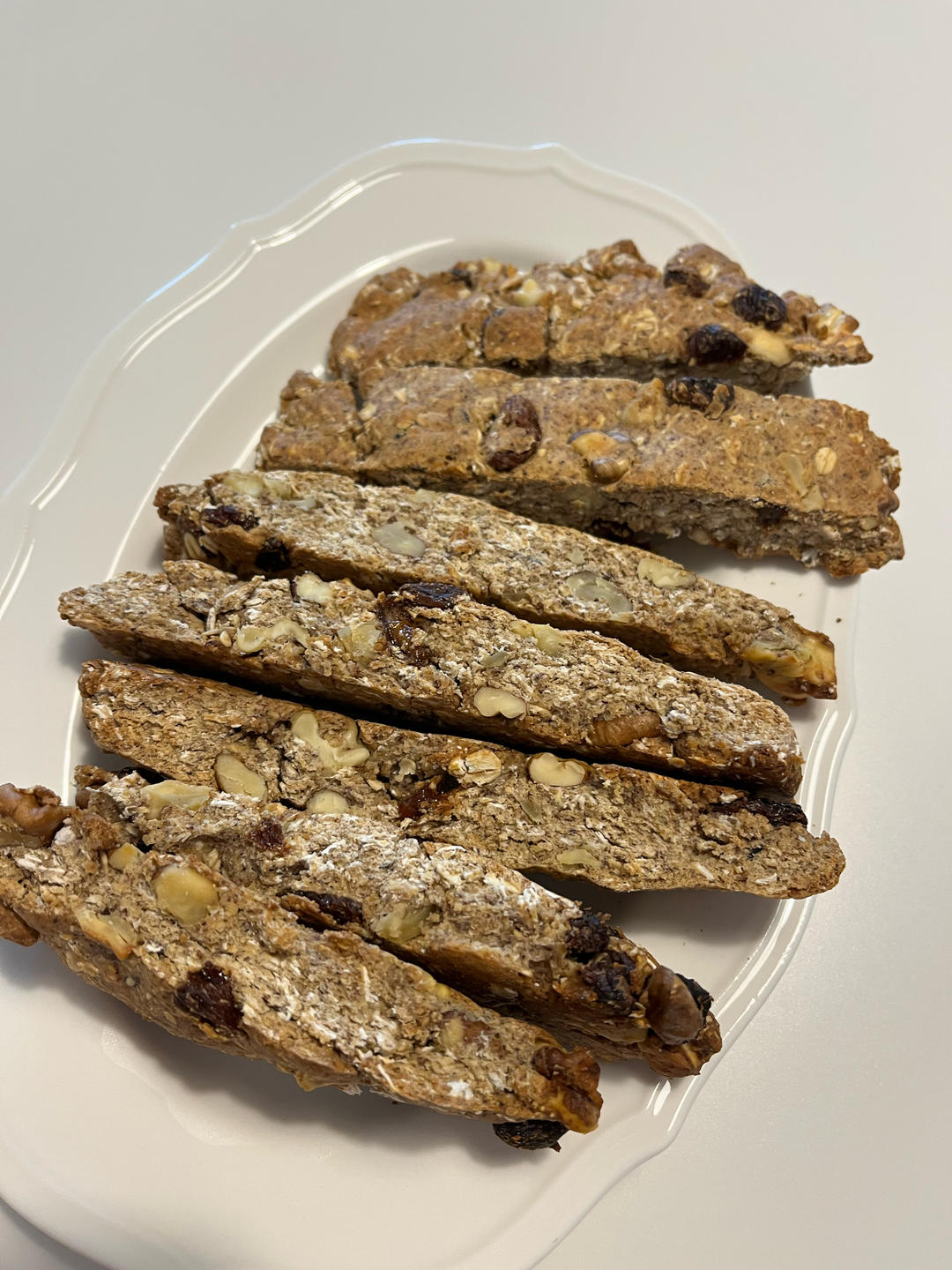 【健康零食】燕麦坚果意式脆饼